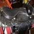 16" Buffalo Saddle with silver