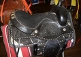 16" Buffalo Saddle with silver