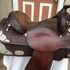 Circle Y 15 1/2-16in.Softee Silver Show Saddle