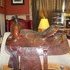 Western Fully Tooled Roping Saddle 16"