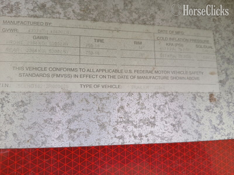 Horse Trailers - 2001 Adam Trailers J2040  Gooseneck Horse Trailer in Kentucky