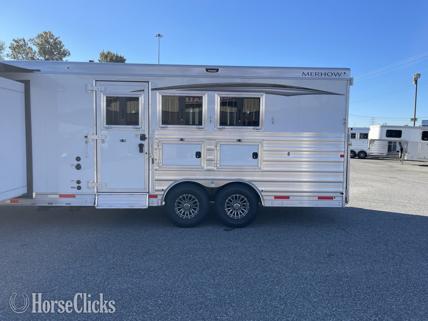 2025 Merhow Trailers Alumaster Gooseneck Horse Trailer - Horse Trailers