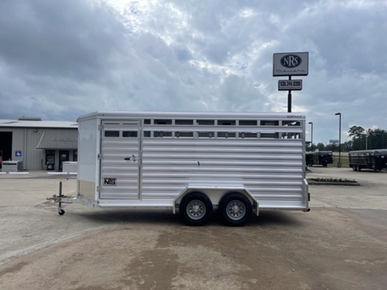 2023 Exiss 16\' livestock bumper pull trailer