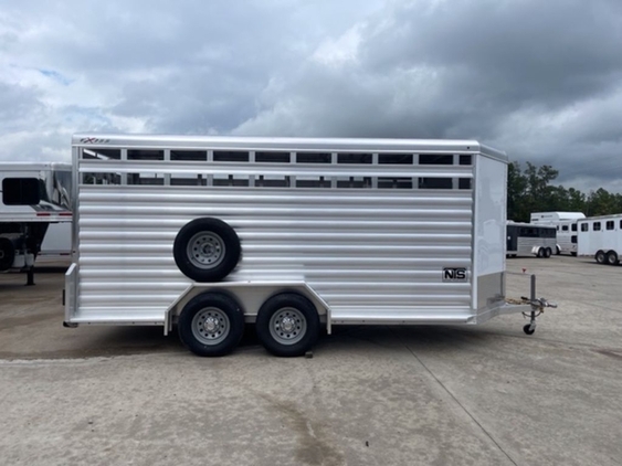2023 Exiss 16\' livestock bumper pull trailer