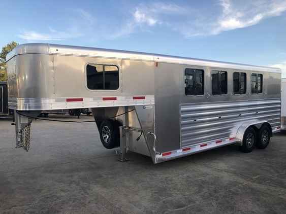2023 Exiss 4 horse gooseneck trailer