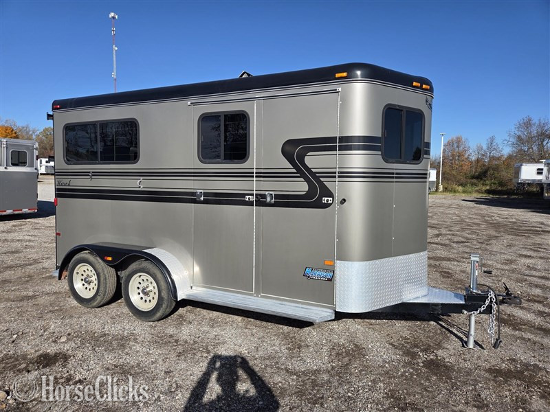 2008 Hawk Trailers 2-Horse Bumper Pull  Horse Trailer in Ohio