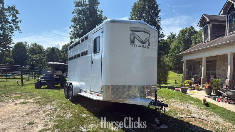 2024 Bar-M Trailers by Merhow SS730-H Bumper Pull Horse Trailer in Kentucky