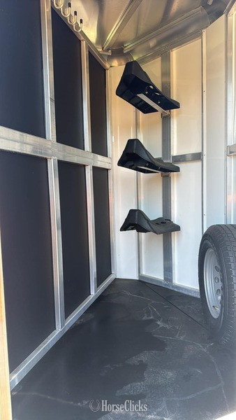 2024 Bar-M Trailers by Merhow SS730-H Bumper Pull Horse Trailer - Horse Trailers