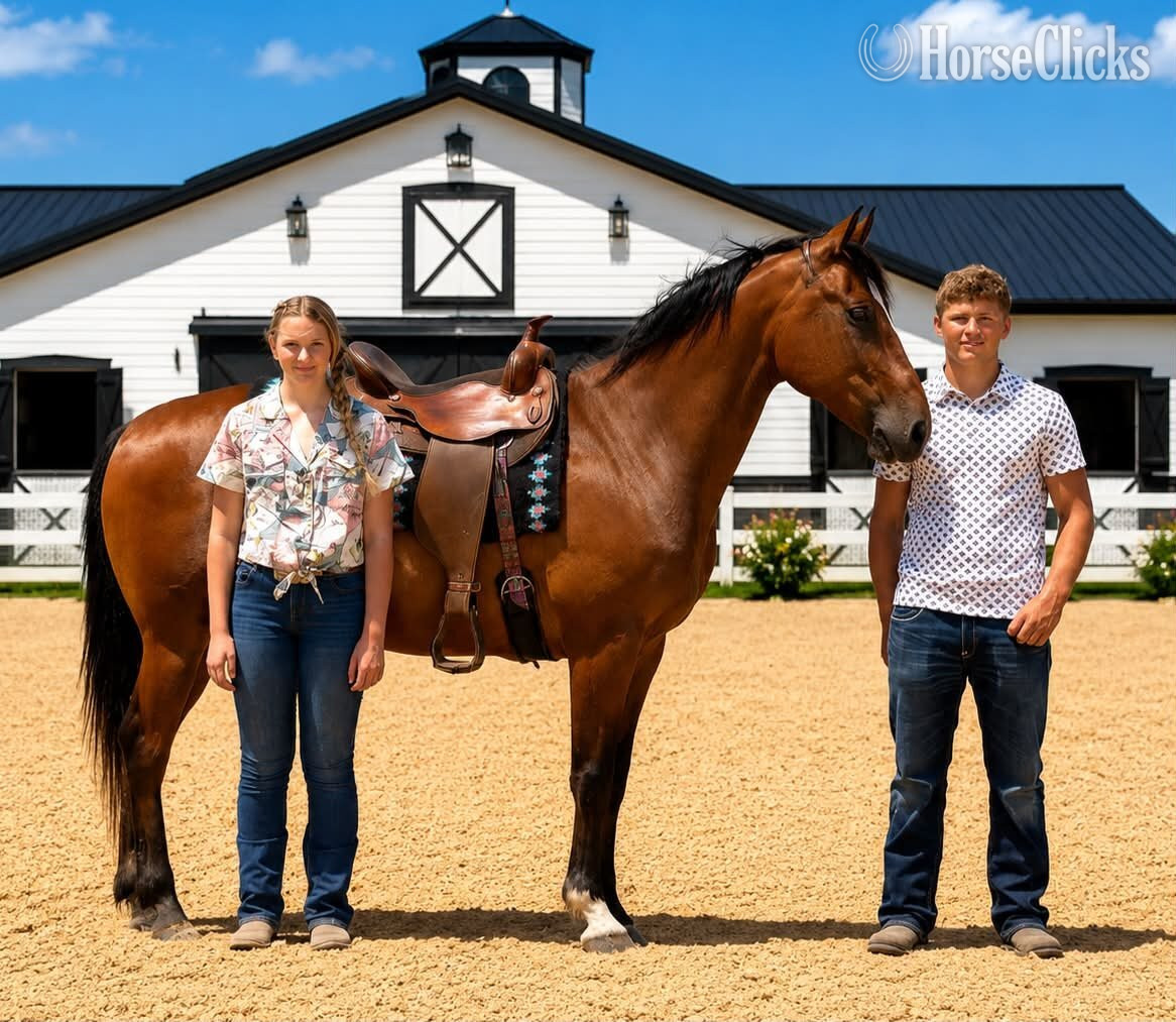 "RIO" Bay Gelding Draft - Draft in Indiana