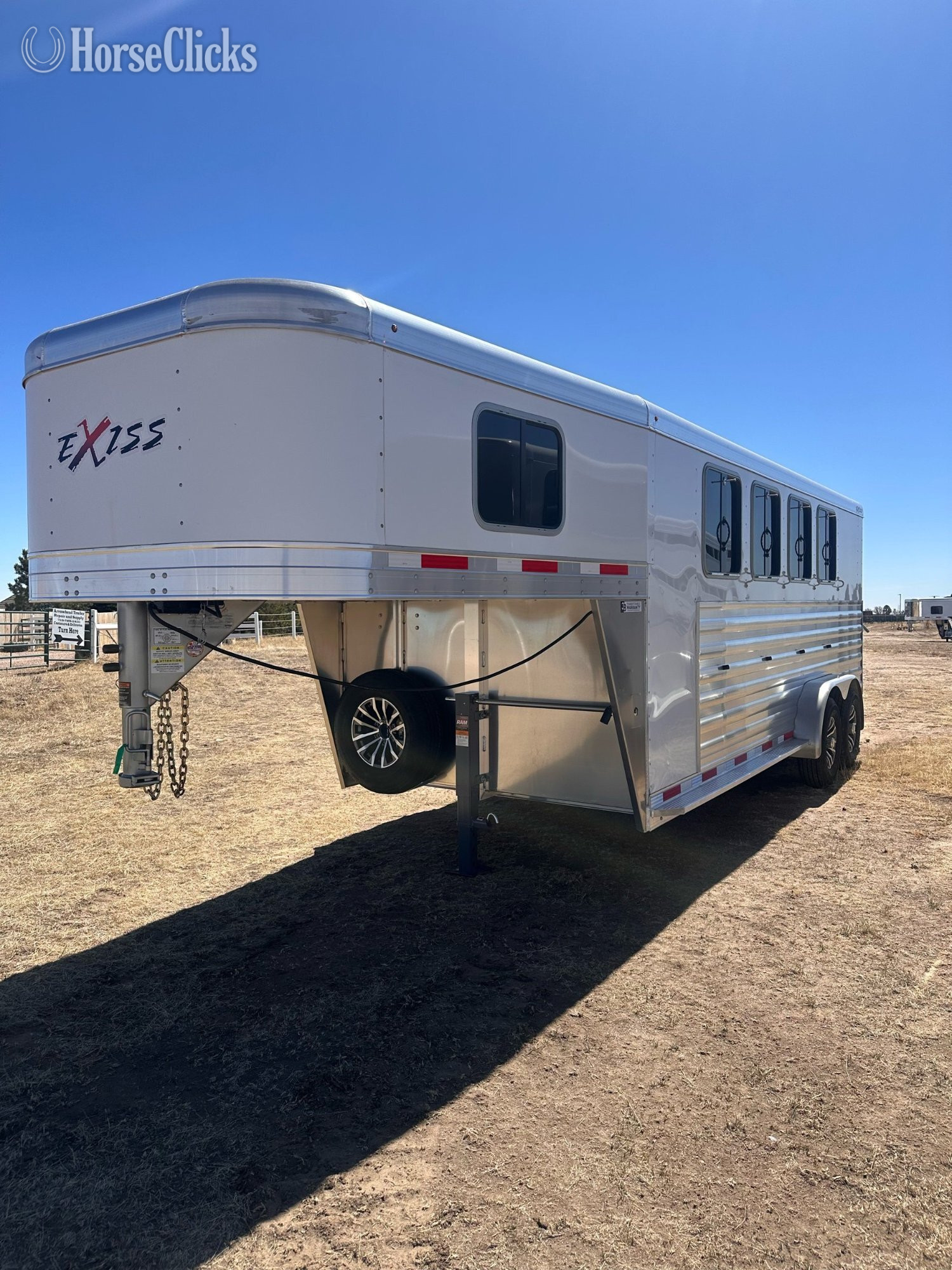 2025 Exiss Trailers Express CXF Gooseneck Horse Trailer