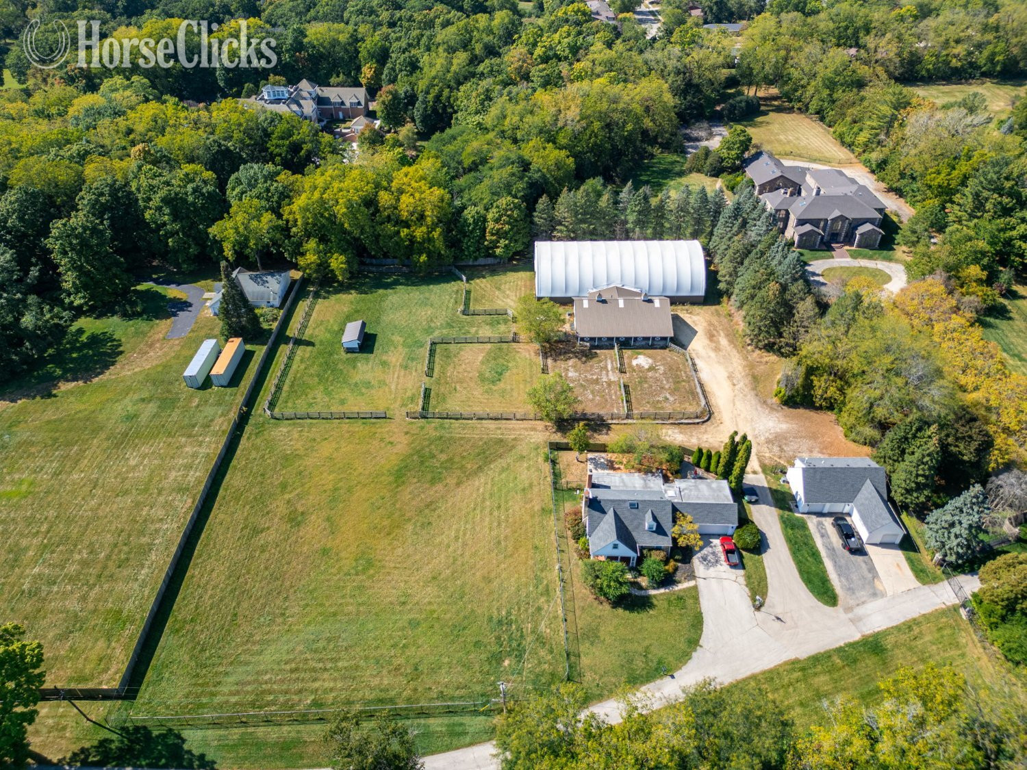 Gated Equestrian Property With Arena & Horse Barn & Home Site!