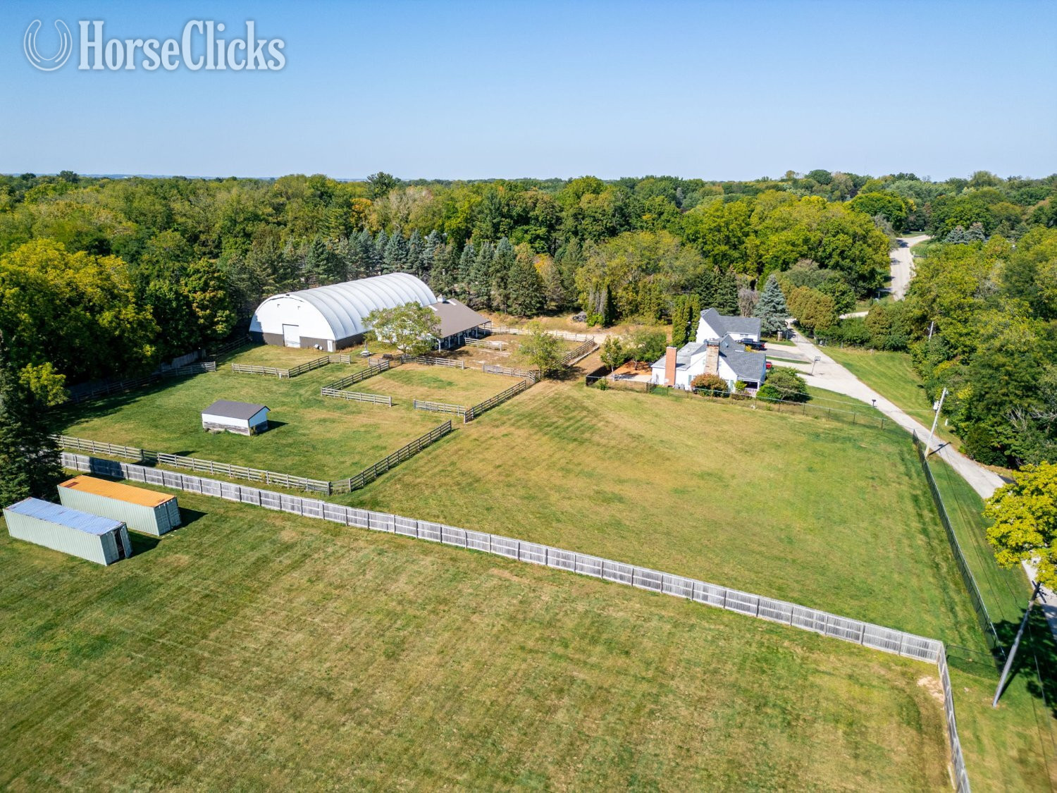 Gated Equestrian Property With Arena & Horse Barn & Home Site! Illinois