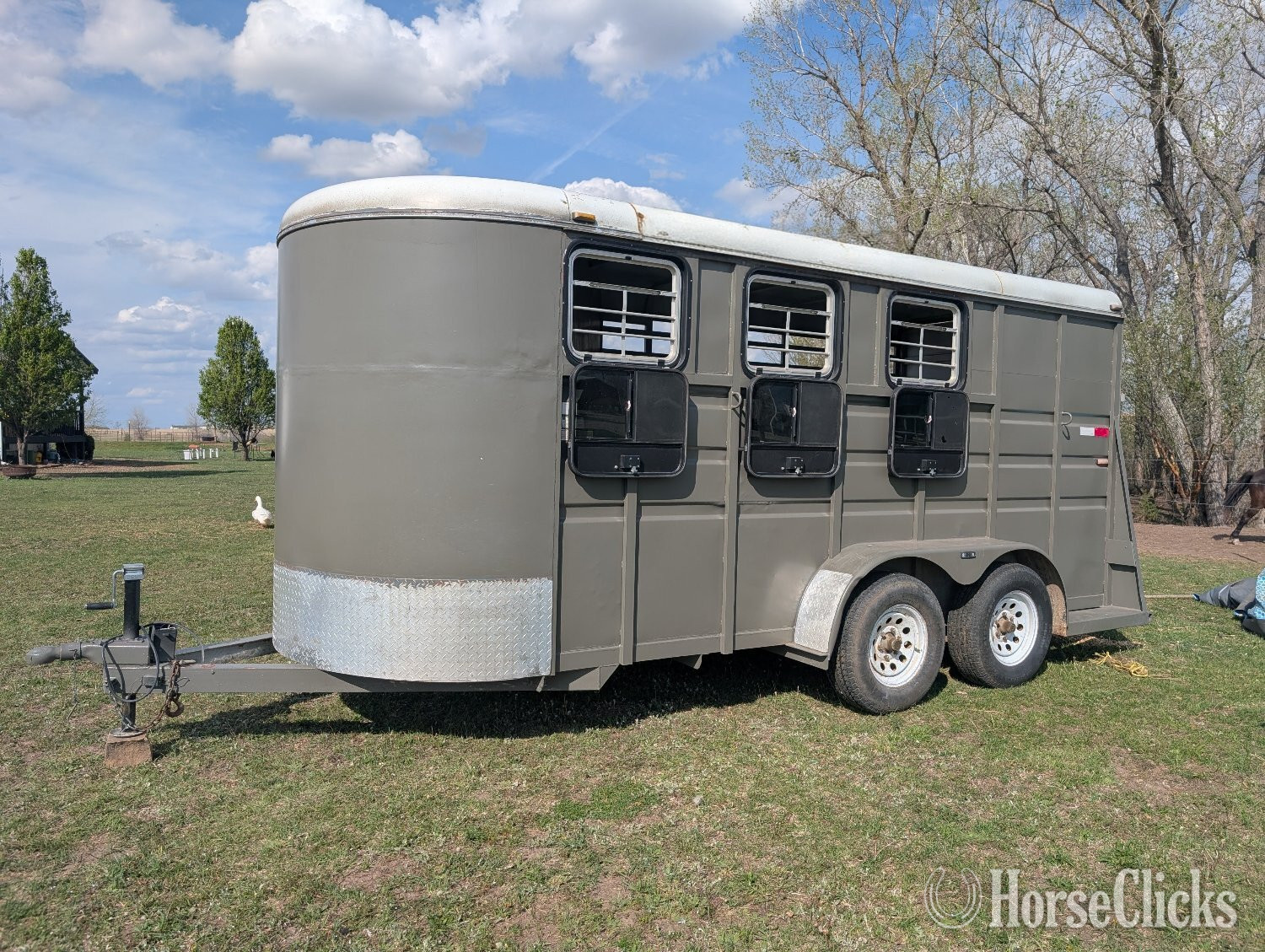 2005 Circle D  Bumper Pull Horse Trailer