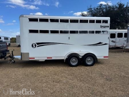 2027 Shadow Trailers 3H Stablemate STK BP Bumper Pull Horse Trailer