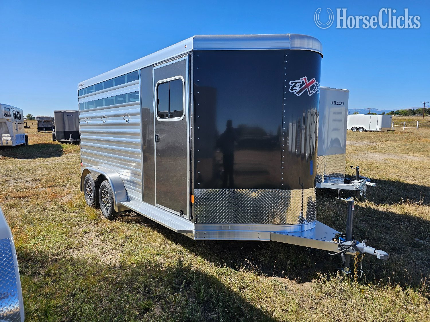 2025 Exiss Trailers Express CXF Bumper Pull Horse Trailer in Colorado