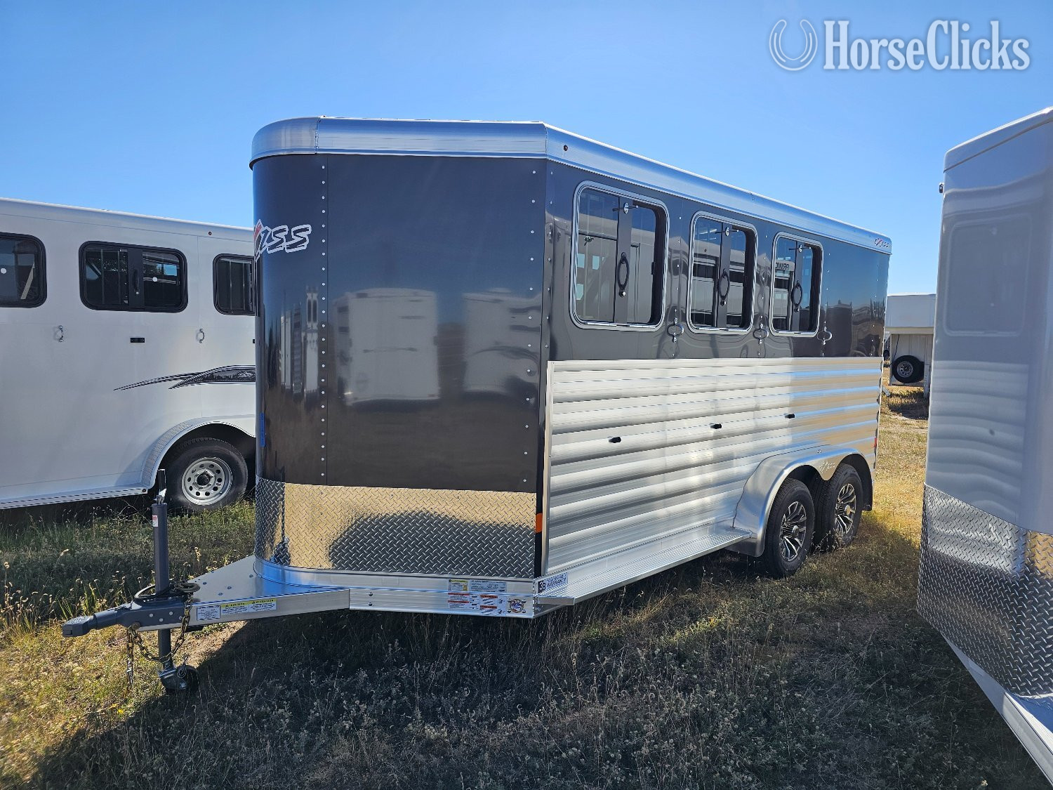 2025 Exiss Trailers Express CXF Bumper Pull Horse Trailer