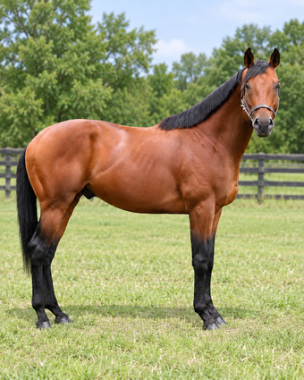 Bay 16.1hh Thoroughbred Stallion