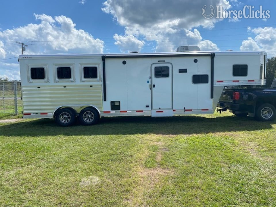 2026 Exiss Trailers Endeavor 8310 LQ Gooseneck Horse Trailer in Florida