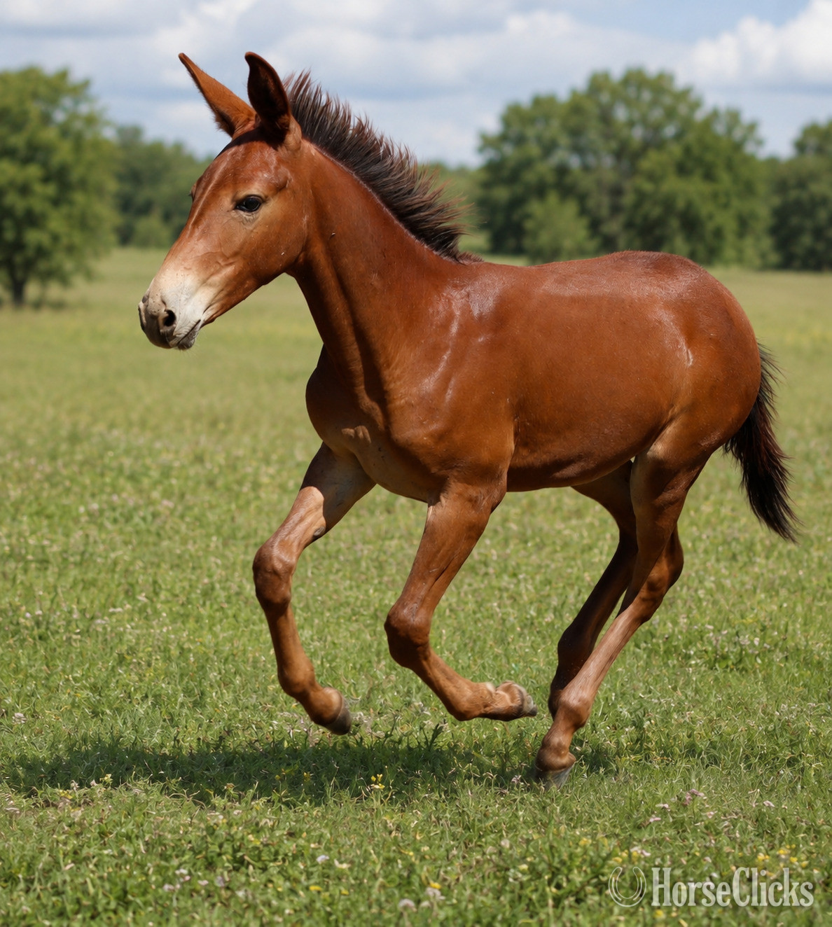 "Dms Clifford " Chestnut Colt Mule - Mule
