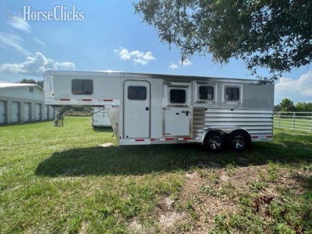 2026 Exiss Trailers 7300 Gooseneck Horse Trailer in Florida