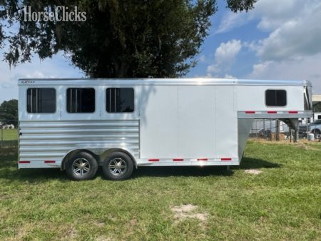 2026 Exiss Trailers 7300 Gooseneck Horse Trailer