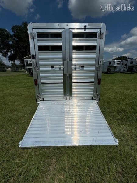 2026 Exiss Trailers Exhibitor Mini 615A Bumper Pull Livestock Trailer