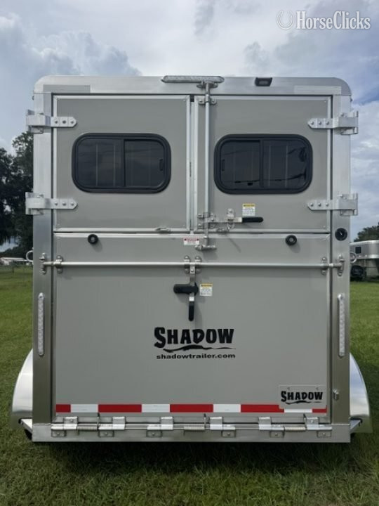 Florida 2027 Shadow Trailers 2027 Shadow Stablemate 2H Straight Load Bumper Pull Horse Trailer
