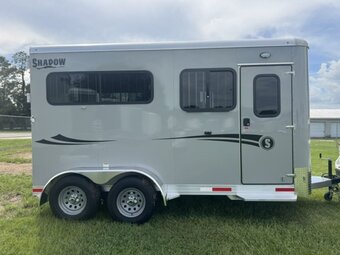 2027 Shadow Trailers 2027 Shadow Stablemate 2H Straight Load Bumper Pull Horse Trailer