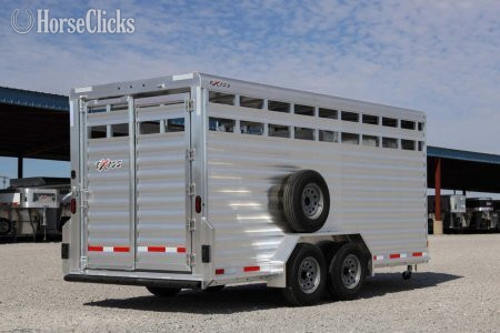 2026 Exiss Trailers STC 716 Bumper Pull Livestock Trailer - Livestock Trailers