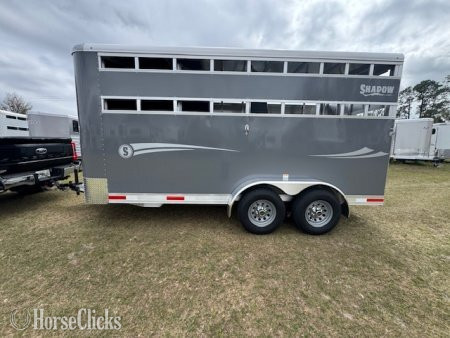 2026 Shadow Trailers 3H Stablemate STK BP Bumper Pull Horse Trailer