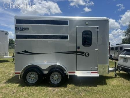 2026 Shadow Trailers Shadow Stablemate 2H Stock Combo Horse Trailer Bumper Pull Horse Trailer