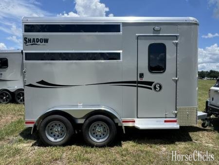 Shadow Trailers 2027 Shadow Stablemate 2H Stock Horse Trailer W/ Plexi Bumper Pull Horse Trailer in Florida