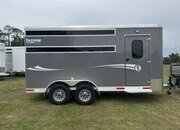 Shadow Trailers 2027 3H STABLEMATE STK BP W/ PLEXI Bumper Pull Horse Trailer