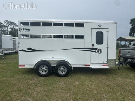 Shadow Trailers 2027 Shadow Stablemate 3H STC Horse Trailer Bumper Pull Horse Trailer