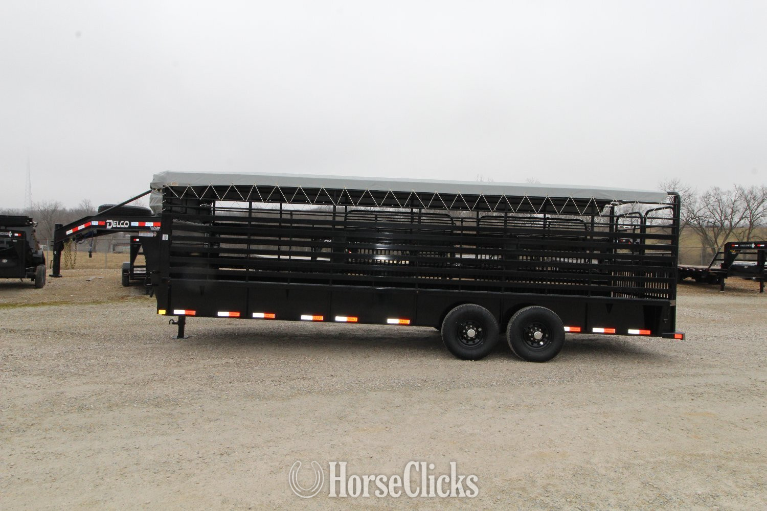 Missouri 2025 Delco Trailers S8 Series Gooseneck Livestock Trailer