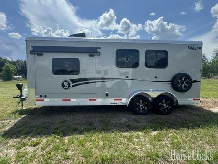 Shadow Trailers 2027 Shadow Horse Trailer 2H 9' LQ Bumper Pull Bumper Pull Horse Trailer