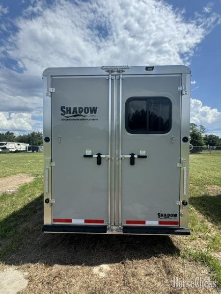 Shadow Trailers 2027 Shadow Horse Trailer 2H 9' LQ Bumper Pull Bumper Pull Horse Trailer - Horse Trailers