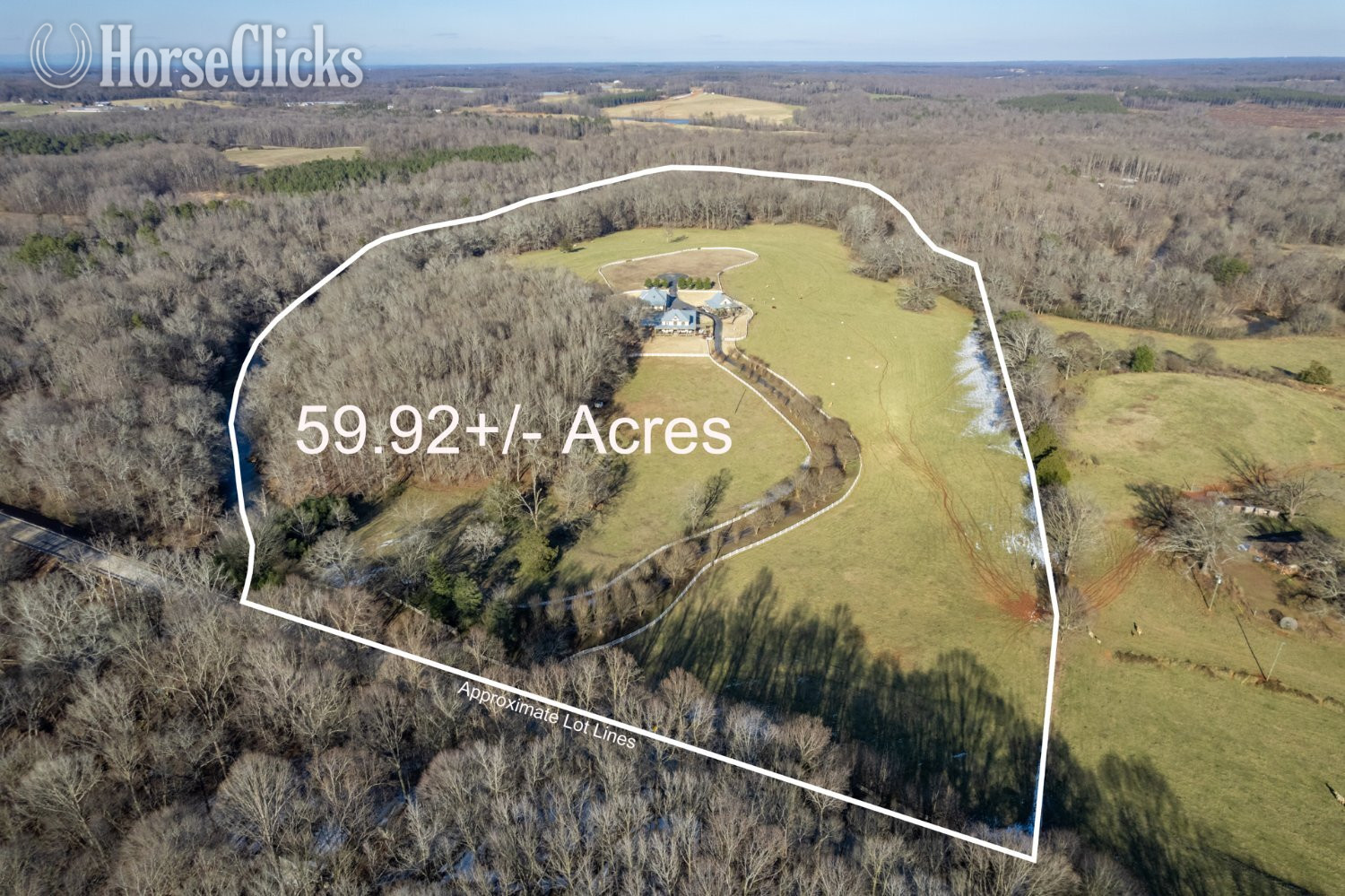 Fully furnished estate on 59+ acres in Georgia