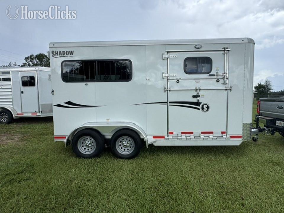 2027 Shadow Trailers  2H STR W/ Side Ramp Bumper Pull Horse Trailer in Florida