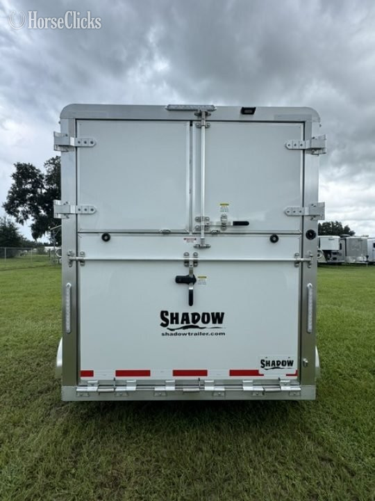 2027 Shadow Trailers  2H STR W/ Side Ramp Bumper Pull Horse Trailer
