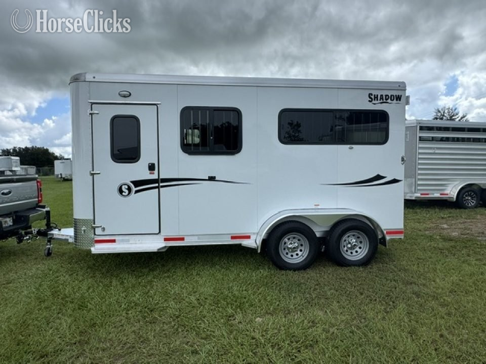Florida 2027 Shadow Trailers  2H STR W/ Side Ramp Bumper Pull Horse Trailer