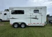 2027 Shadow Trailers  2H STR W/ Side Ramp Bumper Pull Horse Trailer