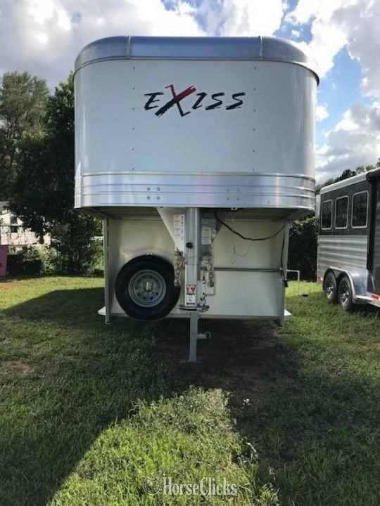 Florida 2027 Exiss Trailers 7024 Stock Trailer Gooseneck Livestock Trailer