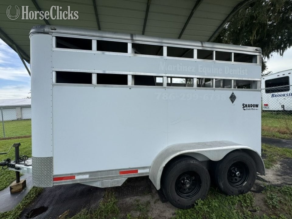 Florida 2014 Shadow Trailers 2H Stablemate Bumper Pull Horse Trailer