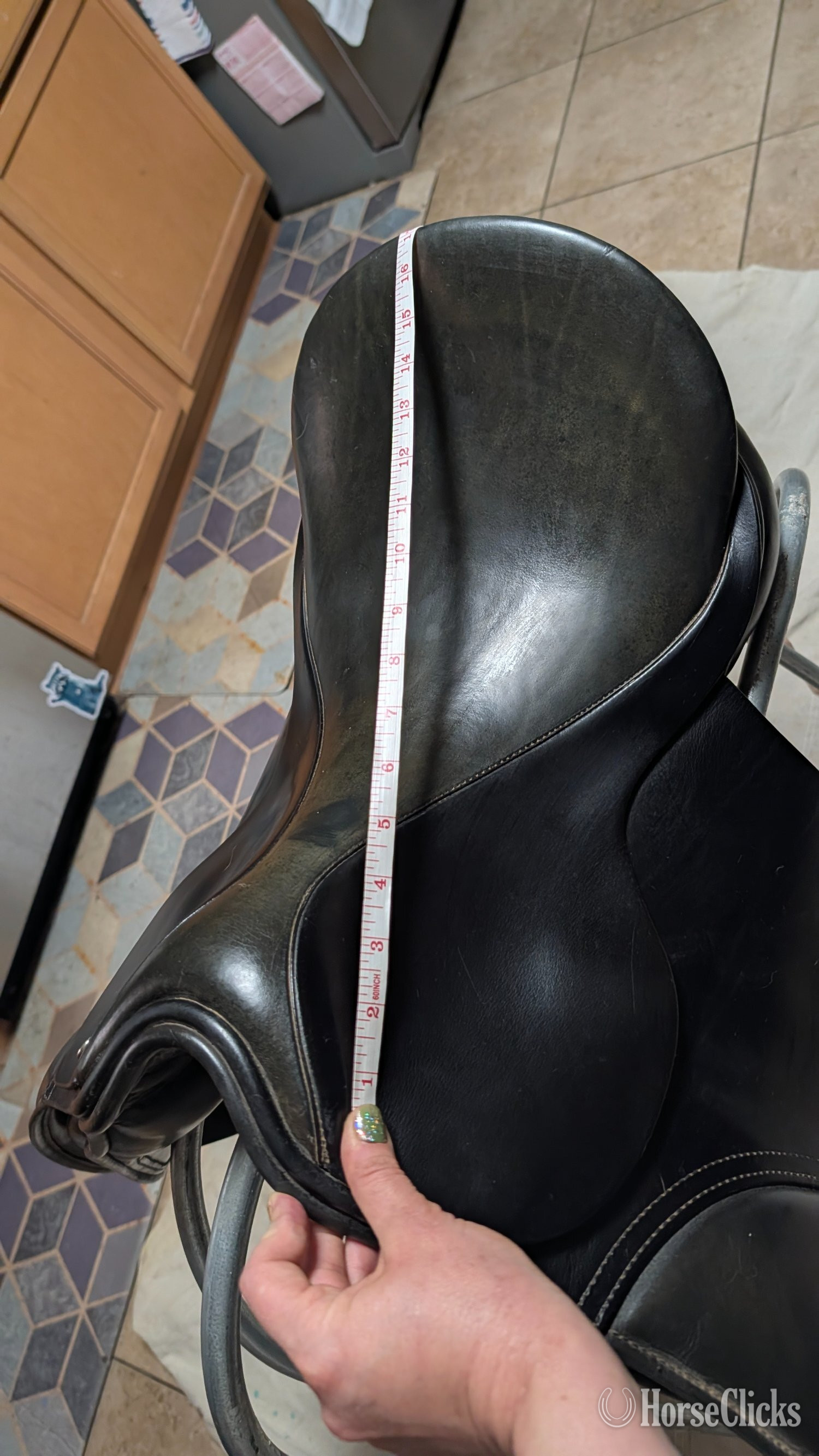17" County English Saddle