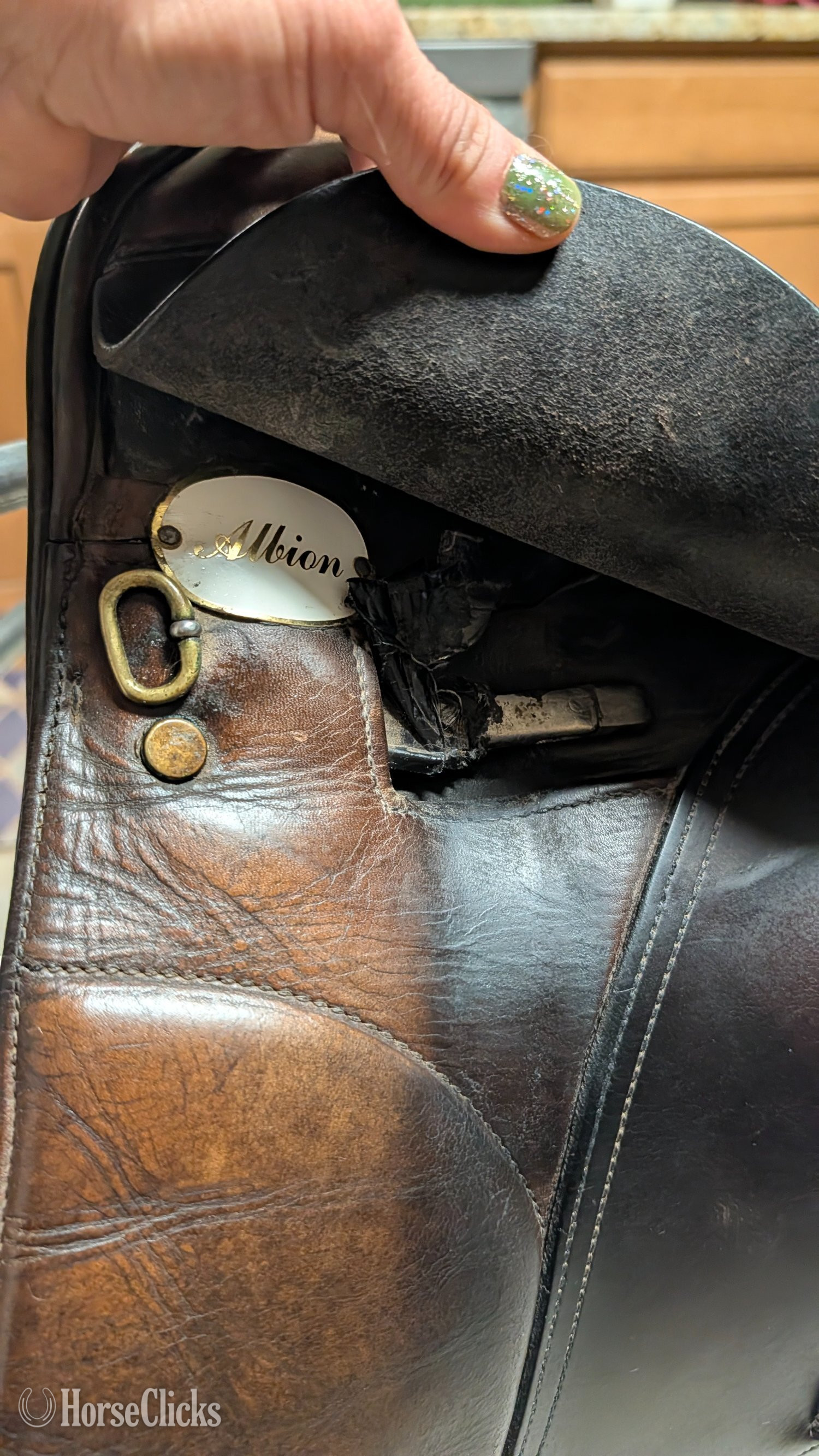 17" Albion English Saddle