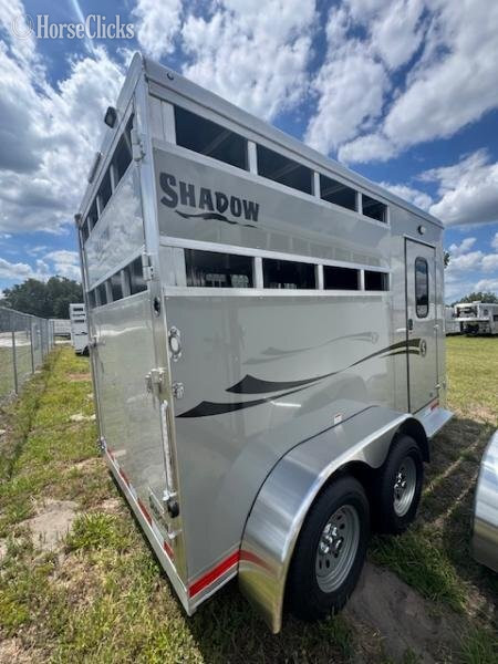 Florida 2026 Shadow Trailers Stablemate 2H Stock Combo w/ Escape Door Bumper Pull Horse Trailer
