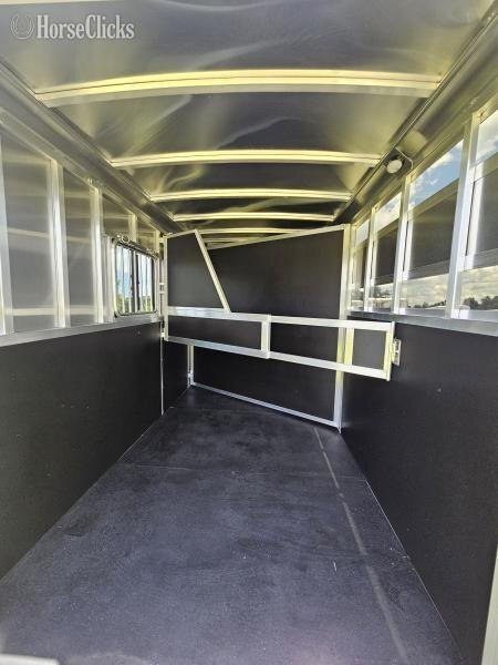 2026 Shadow Trailers Stablemate 2H Stock Combo w/ Escape Door Bumper Pull Horse Trailer - Horse Trailers
