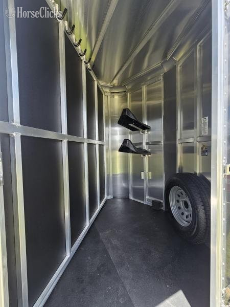 2026 Shadow Trailers Stablemate 2H Stock Combo w/ Escape Door Bumper Pull Horse Trailer Florida