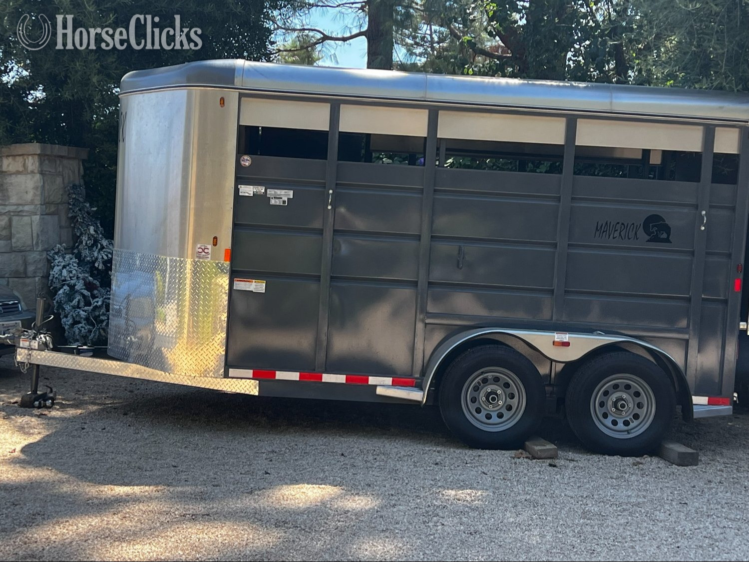 2022 Maverick Trailers MAV2HS-7K Bumper Pull Livestock Trailer in California